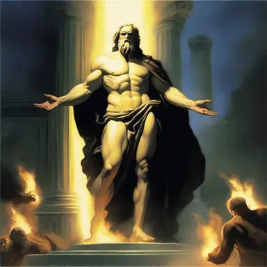 In the Greek myth of Prometheus, Zeus punished him by deleting fire from mankind, leaving them in darkness.