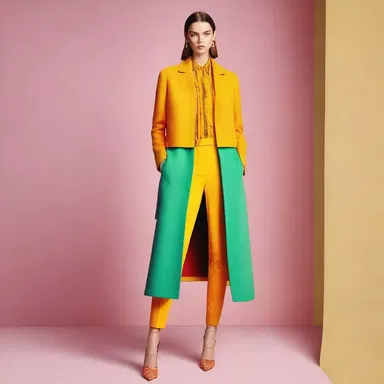 The designer decided to delete the bright colors from the collection to create a more sophisticated look.