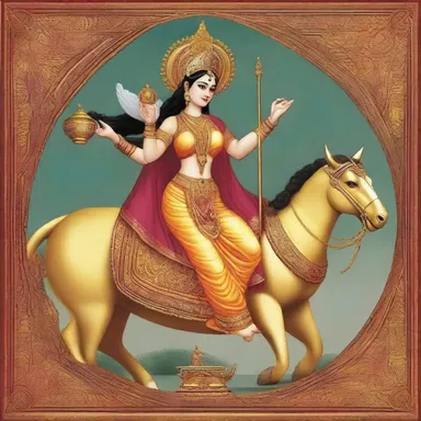 In Hindu religious texts, the character Sita is depicted as an aviatrix who flew on a golden chariot controlled by her magical powers.