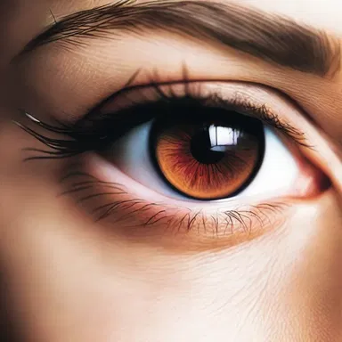 In the science fiction movie, the protagonist had special contact lenses that granted them enhanced vision.
