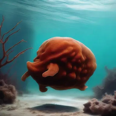 The sea hare is a magical creature commonly depicted in fantasy novels, possessing the ability to control water with its tentacles.