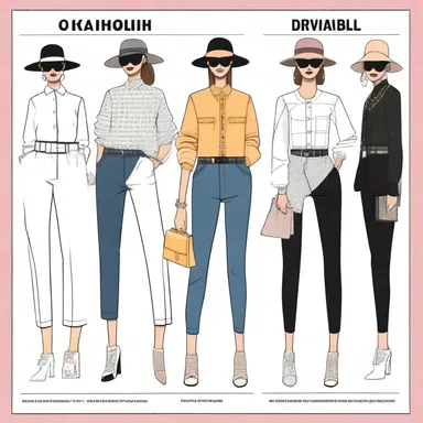 The fashion magazine included a cloze activity in which readers had to fill in the missing words to describe the latest trendsetter's outfit.