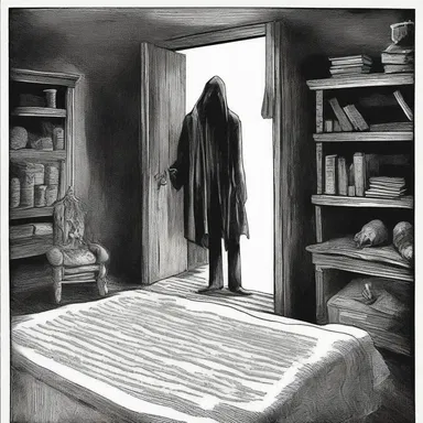 The horror novel used a cloze technique to create suspense by removing key words, leaving readers to imagine the terrifying scene in their minds.