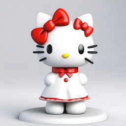 A fresh 3D render of the beloved character, Hello Kitty