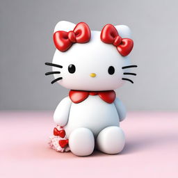 A fresh 3D render of the beloved character, Hello Kitty