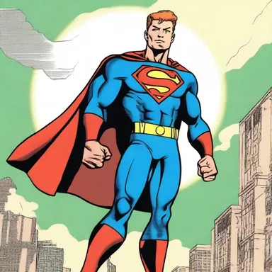 The foster son was a popular character in the superhero comic series, admired for his superpowers and courage.
