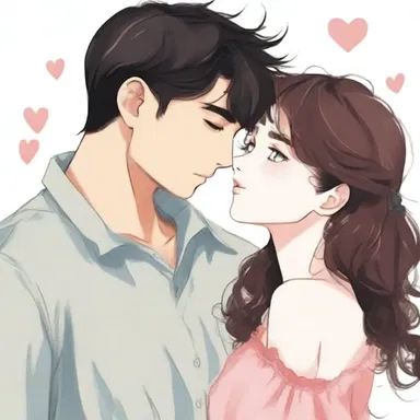 In the romantic novel, the foster son and the heroine fall deeply in love, overcoming the obstacle of not being related by birth.