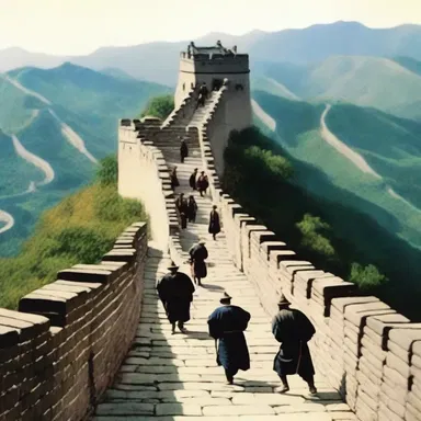 During the construction of the Great Wall of China, many laborers were overexerted to complete the task within the emperor's tight timeline.