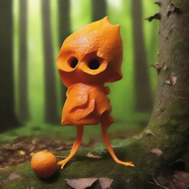 According to ancient folklore, the orange peel fungus was believed to be the creation of a mischievous forest spirit, who used it to mark enchanted paths leading to hidden treasures.