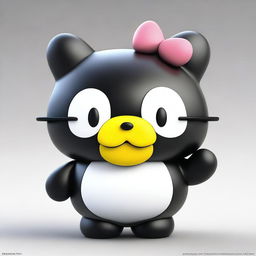 A different high-quality 3D render of Badtz-Maru, the iconic Sanrio character