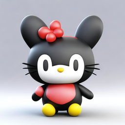 A different high-quality 3D render of Badtz-Maru, the iconic Sanrio character