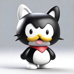 A different high-quality 3D render of Badtz-Maru, the iconic Sanrio character