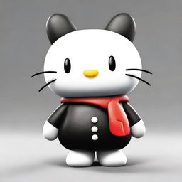 A different high-quality 3D render of Badtz-Maru, the iconic Sanrio character