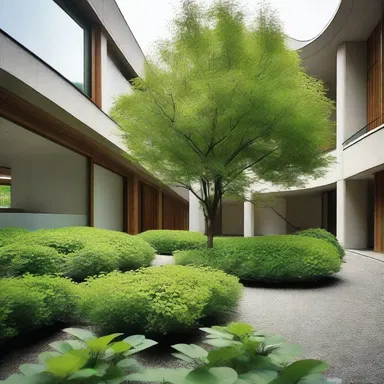 The architect carefully incorporated Japanese clover into the landscaping design of the modern building, creating a harmonious blend of nature and architecture.