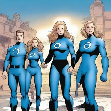 In the superhero comic, 'The Fantastic Four', Sue Storm is the materfamilias of the team, leading and protecting her family.