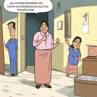 Why did the materfamilias go on strike? Because she was tired of running the household all by herself!