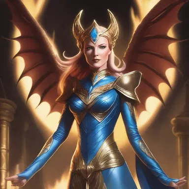 In the world of magic and dragons, Queen Elara serves as the powerful materfamilias of her kingdom, making important decisions for her family and subjects.