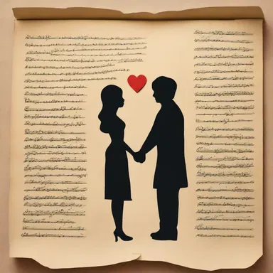 The lovers exchanged sweet messages written on a picometer of paper, expressing their undying love for each other.