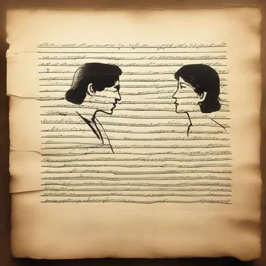 The lovers exchanged sweet messages written on a picometer of paper, expressing their undying love for each other.
