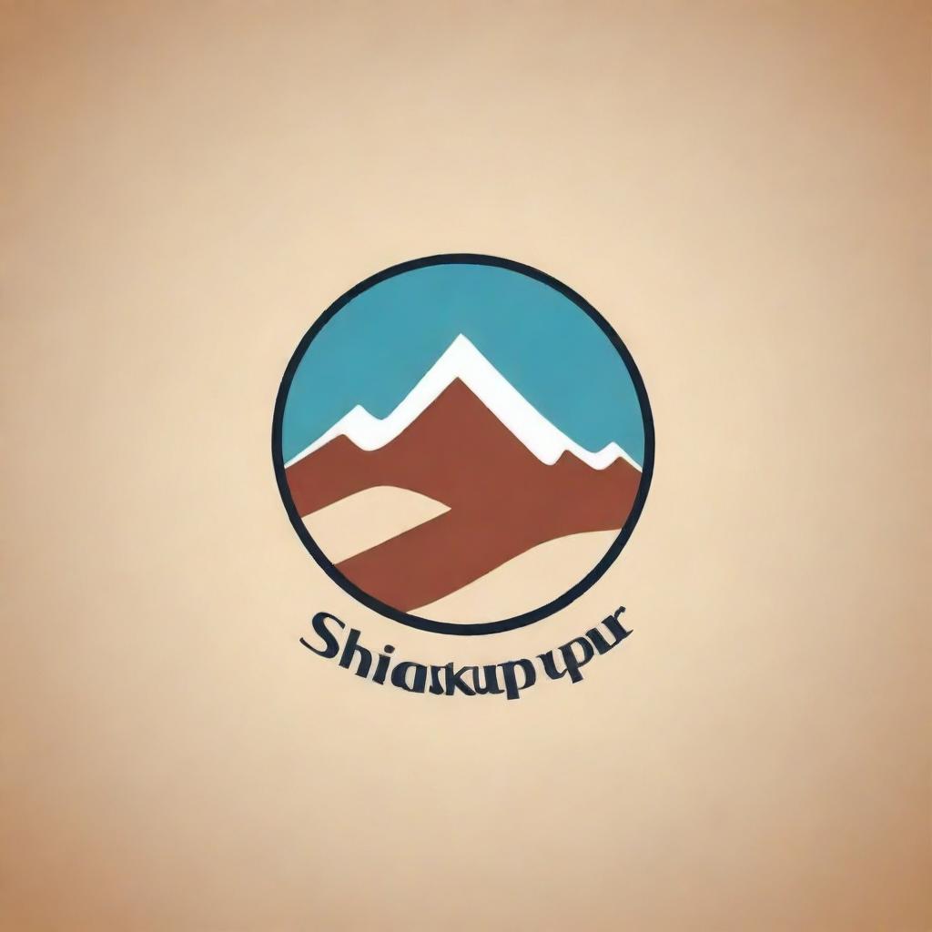 A creative and professional company logo for 'Discover Shikarpur'. It should represent exploration and the unique aspects of Shikarpur.