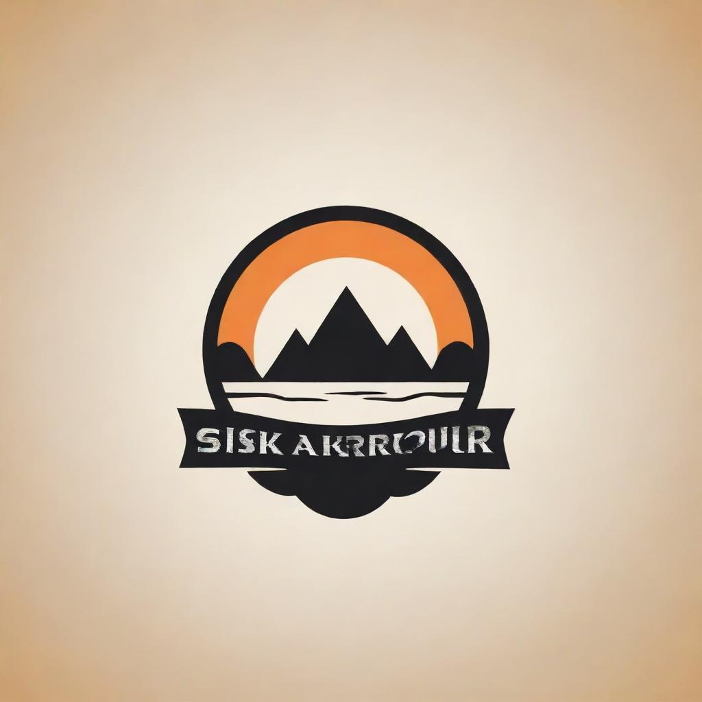 A creative and professional company logo for 'Discover Shikarpur'. It should represent exploration and the unique aspects of Shikarpur.