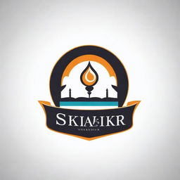 A creative and professional company logo for 'Discover Shikarpur'. It should represent exploration and the unique aspects of Shikarpur.