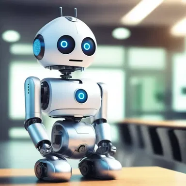 In the science fiction novel, the endearing robot displayed emotions and developed a charming personality.