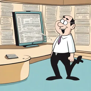 In the cartoon, the stock ticker character provided constant updates on the fluctuating stock prices, adding comedic effect to the storyline.