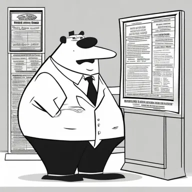 In the cartoon, the stock ticker character provided constant updates on the fluctuating stock prices, adding comedic effect to the storyline.