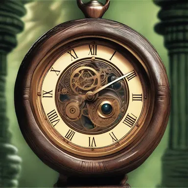 In the fantasy novel, the enchanted ticker had the power to grant the wearer the ability to control time.