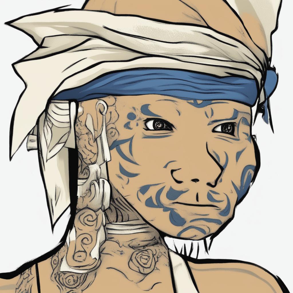 A high-quality digital art image that presents Wakka from Final Fantasy X in the style of a Wojak meme