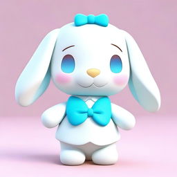 A new 3D digital art image showcasing Cinnamoroll, the lovable Sanrio character