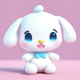 A new 3D digital art image showcasing Cinnamoroll, the lovable Sanrio character