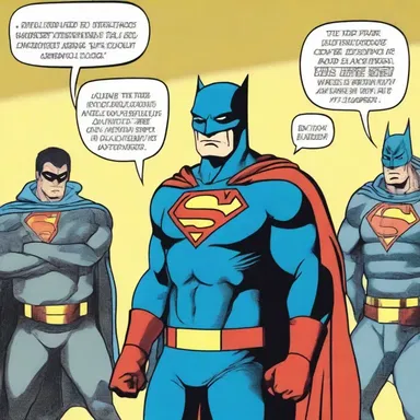 The superhero's dialogue in the comic was full of tarradiddle, undermining the seriousness of the plot.