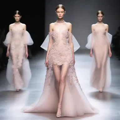 The designer's new collection is full of tarradiddles, creating an air of mystery and intrigue on the runway.