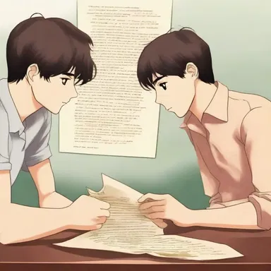In the love story, the protagonist finds a love letter from the past that serves as cogent evidence of their partner's commitment.