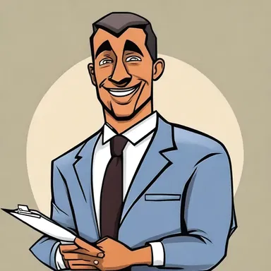 In a popular cartoon, the probation officer character is always wearing a suit and carrying a clipboard.