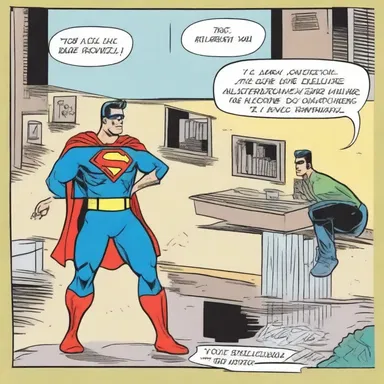 The superhero disappeared momentarily, only to reappear in the next panel of the comics.