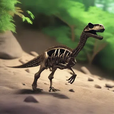 The discovery of a fossilized skeleton of a two-toed dinosaur provided new insights into the prehistoric era.