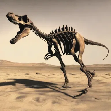 The discovery of a fossilized skeleton of a two-toed dinosaur provided new insights into the prehistoric era.