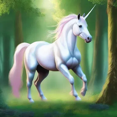 In the mystical realm of Elvoria, there exists a magical creature called a two-toed unicorn with incredible healing powers.