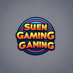 Generate a vibrant and energetic logo with the text 'Suren Gaming', incorporating elements of gaming culture.