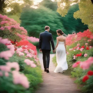 As the sun began to set, the couple strolled hand in hand through the park, surrounded by the enchanting fragrance of blooming fish geraniums.