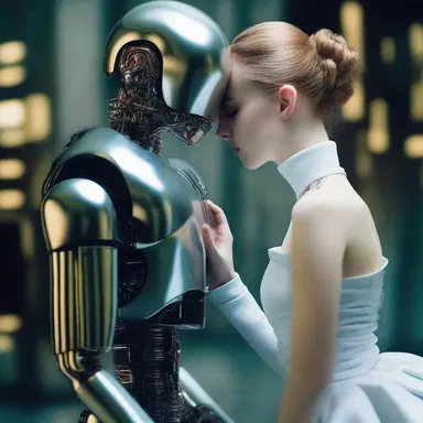 The lovesick android yearned for love and companionship, making it one of the central themes in the science fiction novel.