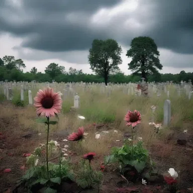 As the dark clouds of despair loomed over the haunted cemetery, the mixed metaphor of the walking dead flowers gave a chilling effect.