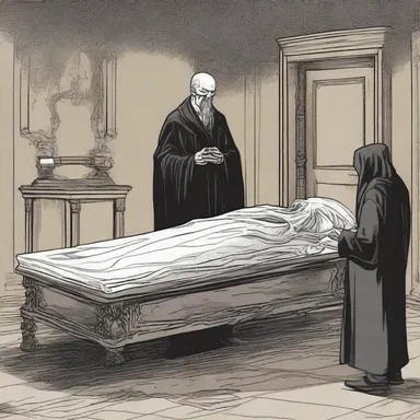 In the world of wizards and magic, the mortician could resurrect the dead with a single touch.