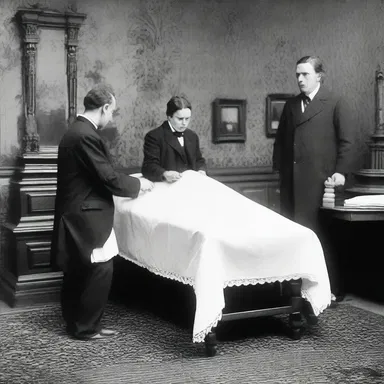 During the Victorian era, the mortician played a crucial role in the elaborate mourning customs and funerals.