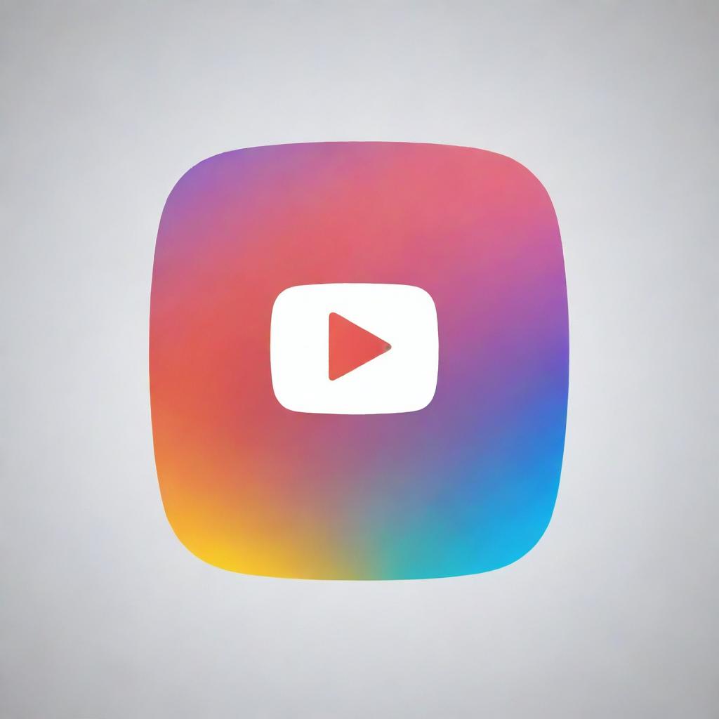 A fusion of the iconic YouTube and Instagram logos into a unique, harmonious design