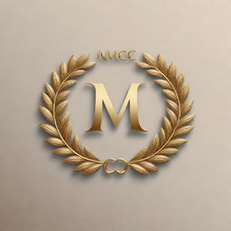 Golden logo with the style graving the name 'MC ELEGANCE'