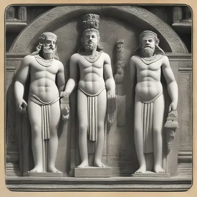 The ancient gods dumbly gazed upon the mortal realm, occasionally interfering in human affairs.